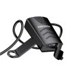 Incarcator moto  KSC-1058, 1 x USB-A, 24V - 9V, 1.2A, waterprof, montaj ghidon, negru