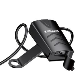   Incarcator moto  KSC-1058, 1 x USB-A, 24V - 9V, 1.2A, waterprof, montaj ghidon, negru