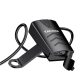 Incarcator moto  KSC-1058, 1 x USB-A, 24V - 9V, 1.2A, waterprof, montaj ghidon, negru
