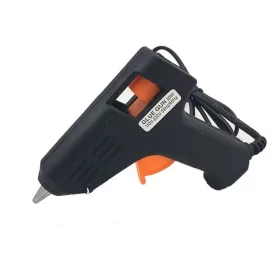   Mini pistol de lipit pentru bara de silicon 7 mm, putere 20W, negru