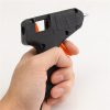 Mini pistol de lipit pentru bara de silicon 7 mm, putere 20W, negru