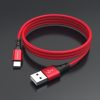 Cablu de date si incarcare Type C Borofone BX20 Enjoy, 1 metru, 2A, rosu/negru