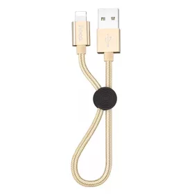   Cablu de date si incarcare Lightning (iPhone) Hoco X35, 0,25 metri, auriu