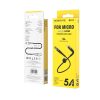 Cablu de date si incarcare MicroUSB BOROFONE BX32, 0.25 cm, negru