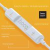 Casti audio cu microfon Hoco M65, conector Type C,  stereo, 1.2 metri, albe