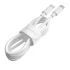 Cablu Date si Incarcare USB Type-C la USB Type-C Borofone BX44, 2 m, 5A, 100W, Alb