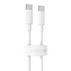 Cablu Date si Incarcare USB Type-C la USB Type-C Borofone BX44, 2 m, 5A, 100W, Alb