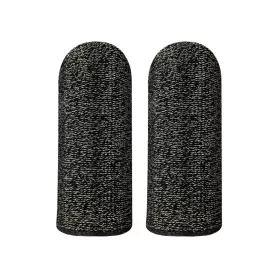  Degetare antialunecare Hoco GM4, fibra conductiva, pentru jocuri, Anti-Condens, Phantom, Black/Silver