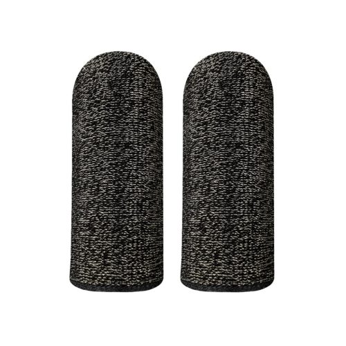Degetare antialunecare Hoco GM4, fibra conductiva, pentru jocuri, Anti-Condens, Phantom, Black/Silver