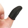 Degetare antialunecare Hoco GM4, fibra conductiva, pentru jocuri, Anti-Condens, Phantom, Black/Silver
