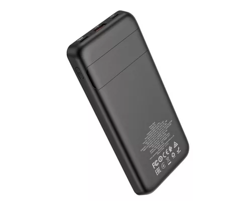 Baterie externa Hoco J76, incarcare Wireless, 10000 mAh, 22.5W, port PD si USB QC3.0, negru