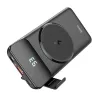 Baterie externa Hoco J76, incarcare Wireless, 10000 mAh, 22.5W, port PD si USB QC3.0, negru