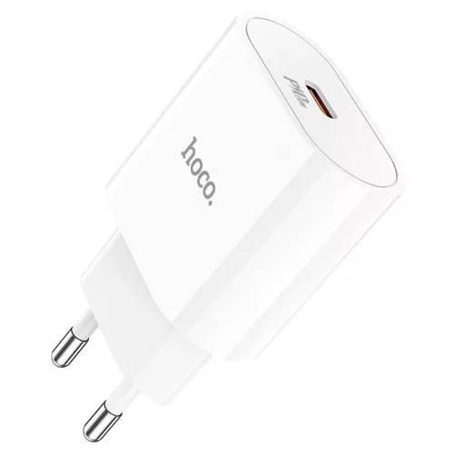 Incarcator casa Hoco C94A, 1 x USB-C PD 20W/3A, incarcare rapida, alb