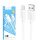 Cablu de date si incarcare MicroUSB Hoco X88, 18W/2.4A, 1 metru, alb