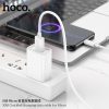 Cablu de date si incarcare MicroUSB Hoco X88, 18W/2.4A, 1 metru, alb