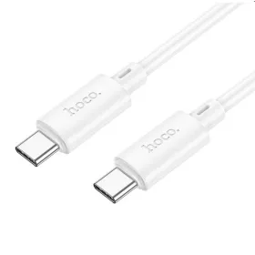   Cablu de date si incarcare Hoco X88, Type-C to Type-C, PD 60W, 3A, 1 metru, incarcare rapida, alb