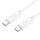 Cablu de date si incarcare Hoco X88, Type-C to Type-C, PD 60W, 3A, 1 metru, incarcare rapida, alb