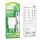 Set incarcator casa + cablu Lightning (iPhone) HOCO C106A, 2.1A/10.5W, albe