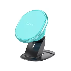   Suport auto magnetic Hoco H2, rotire la 360 de grade, negru/turcoaz