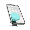 Suport auto magnetic Hoco H2, rotire la 360 de grade, negru/turcoaz