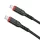 Cablu de date si incarcare Hoco X59, Type-C to Type-C, PD60W/3A, cablu impletit, 1 metru, rosu