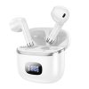 Casti Wireless Hoco EQ1 TWS, Bluetooth 5.3, LED Digital Display, albe