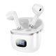 Casti Wireless Hoco EQ1 TWS, Bluetooth 5.3, LED Digital Display, albe