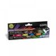 Acuarele Guase acrilice Acrilex Neon, 6 culori x 10 ml