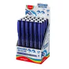 Pix cu gel Keyroad Erasable KR972580, 0.7 mm, mina care se sterge, albastru, grip cauciucat, scris albastru