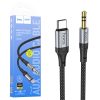 Cablu adaptor Type C to jack 3.5 mm AUX, HOCO UPA26, 1 metru, negru