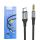 Cablu adaptor Type C to jack 3.5 mm AUX, HOCO UPA26, 1 metru, negru