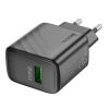 Incarcator casa Hoco CS21A, port USB Qualcomm 3.0 Quick Charge, 18W, negru