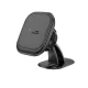 Suport auto magnetic Hoco H30, rotire la 360 de grade, prindere adeziva, negru
