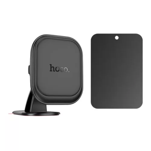 Suport auto magnetic Hoco H30, rotire la 360 de grade, prindere adeziva, negru