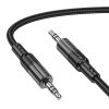 Cablu audio auxiliar / AUX / jack 3.5 mm Hoco UPA27,  1.2 metri, negru