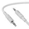 Cablu audio auxiliar / AUX / jack 3.5 mm Hoco UPA27,  1.2 metri, alb