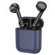 Casti Wireless Hoco EW41 Plus, Ear Buds, BT 5.3, In-Ear, 200h Stand-By Carbon Design, 350mAh, albastru