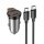 Set incarcator auto + cablu USB-C Hoco NZ16B, PD 45W, 2 x USB-C/PD, gri