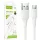 Cablu date si Incarcare Hoco X120, USB to Type-C (USB-C), 1 metru, 3A, alb