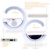 Boxa Bluetooth BT-3401 (LED, AUX, USB, FM, microSD), LED display, incarcare wireless, ceas cu alarma