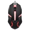 Mouse gaming X1 cu fir USB, 400 / 800 DPI, lumini RGB, cablu 1.5 m, negru