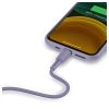 Cablu de date si incarcare Lightning (iPhone) Baseus Colourful, 1.2 metri, 2.4A, mov
