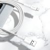 Cablu de date si incarcare MicroUSB Baseus Mini, 1 metru, 2.4A, alb