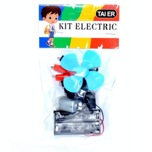 Kit electric scolar pentru experimente, 8 piese