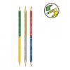 Set 12 creioane colorate Keyroad Traingular Duo, 2 capete (12 + 12 culori)