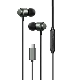   Casti audio Type-C Joyroom JR-EC06, In Ear, 1.2 m, Mic & Volume Key, HiFI, gri