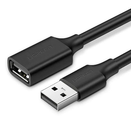 Prelungitor cablu Ugreen, USB 2.0, 2 metri, negru