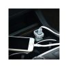 Incarcator auto Hoco Z3, display digital LED, dual USB, 3.1A, alb