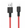 Cablu de date si incarcare Lightning (iPhone) Hoco X29, 1 metru, rosu/negru