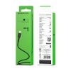 Cablu de date si incarcare Lightning (iPhone) Borofone BX16 Easy, 1 metru, 2A, negru